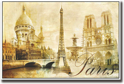 

Paris vintage photography Fine Art Print(12 inch X 18 inch, Rolled)