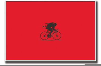 

Posterhouzz Ninja on Bicycle Fine Art Print(12 inch X 18 inch, Rolled)
