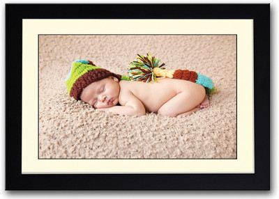 

Cute Sleeping With Hat Baby Image Fine Art Print(14 inch X 20 inch, Framed)