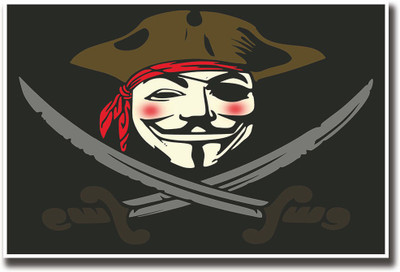 

Pirate with swords Fine Art Print(12 inch X 18 inch, Rolled)