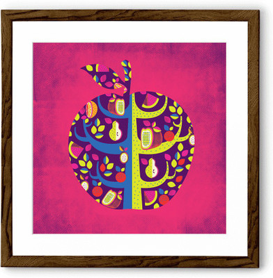 

Square Apple Fine Art Print(24 inch X 24 inch, Framed)