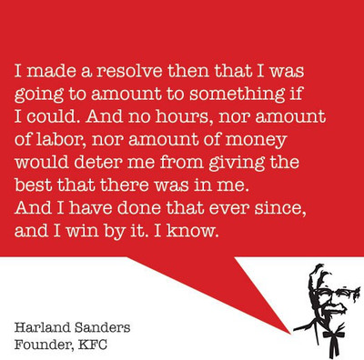 Harland Sanders - Startup Quote 12