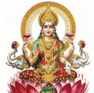 

Posterhouzz Laxmi Maa Poster Fine Art Print(12 inch X 18 inch, Rolled)
