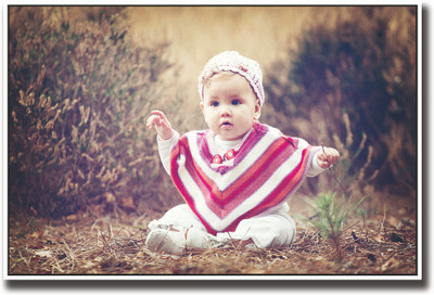 

Baby on garden Fine Art Print(12 inch X 18 inch, Rolled)