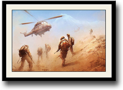 

Military Helicopter art Fine Art Print(10 inch X 14 inch, Framed)