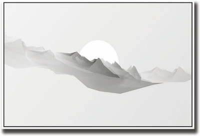 

Moon and Mountains art Fine Art Print(12 inch X 18 inch, Rolled)