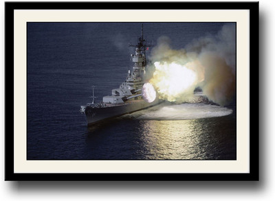 

Battle Ship Fine Art Print(10 inch X 14 inch, Framed)