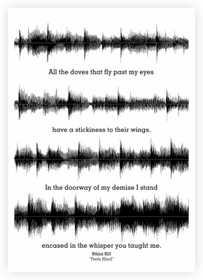 

Posterhouzz Bikini Kill Feels Blind Lyrics Quotes Poster Paper Print(18 inch X 12 inch, Rolled)