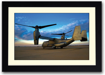 

Marines Helicopter Fine Art Print(14 inch X 20 inch, Framed)