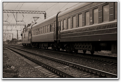 

Train Vintage theme Paper Print(12 inch X 18 inch)