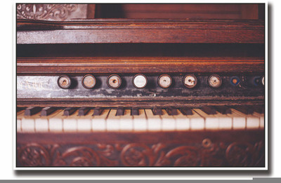 

Posterhouzz Vintage wooden piano keys Fine Art Print(12 inch X 18 inch, Rolled)