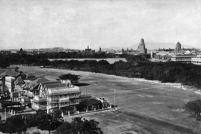 

Oval Maidan, Bombay Canvas Art(10 inch X 15 inch, Rolled)