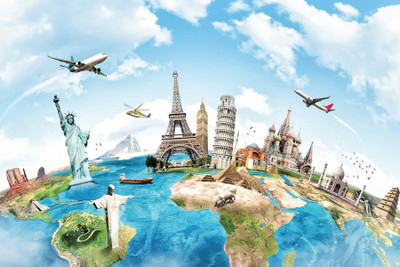 

Wonders of the World Paper Print(12 inch X 18 inch, Rolled)