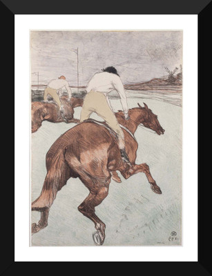 

Tallenge Modern Masters Collection - The Jockey by Henri de Toulouse-Lautrec - Premium Quality A3 Size Framed Poster Paper Print(17 inch X 12 inch, Framed)