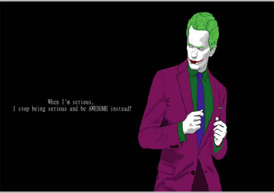 

Posterhouzz When I'm Serious Paper Print(12 inch X 18 inch, Rolled)