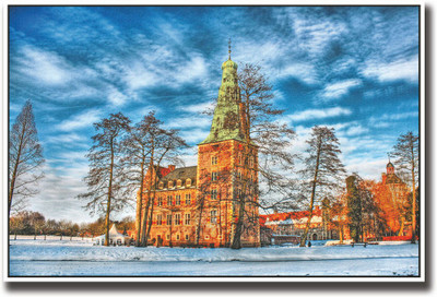 

Church in snow photography Fine Art Print(12 inch X 18 inch, Rolled)