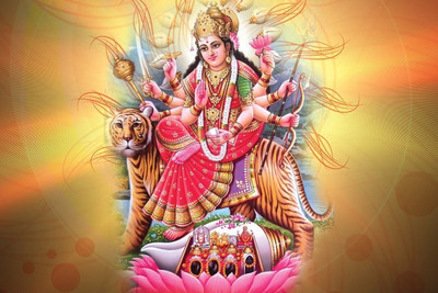 

Posterhouzz Durga Maa Poster Fine Art Print(12 inch X 18 inch, Rolled)