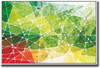 

Green and red abstract design Fine Art Print(12 inch X 18 inch, Rolled)