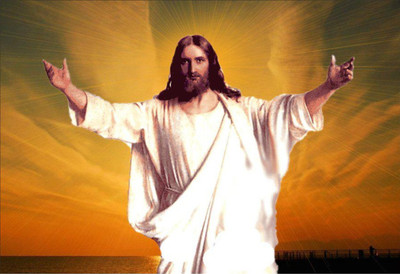 

Jesus Poster (Non Tearable Synthetic Material) Fine Art Print(13 inch X 19 inch, Card Board Rolling)