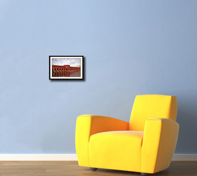 

Ancient Indian architecture Fine Art Print(10 inch X 14 inch, Framed)