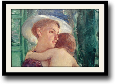

Artistic baby with mother Fine Art Print(10 inch X 14 inch, Framed)