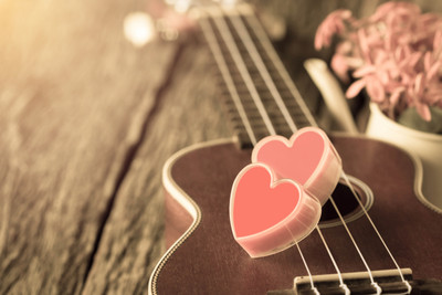 

Musical Love - Medium Size Ready To Frame Rolled Digital Art Print On Photographic Paper(24 inch X 18 inch, Rolled)