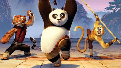 

Kung Fu Panda Cartoon Poster Paper Print(12 inch X 18 inch, Rolled)