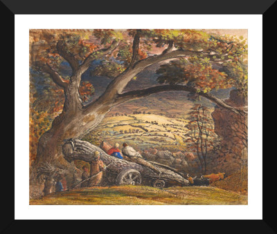 

Tallenge Old Masters Collection - The Timber Wain by Samuel Palmer - Premium Quality A3 Size Framed Poster Paper Print(17 inch X 12 inch, Framed)