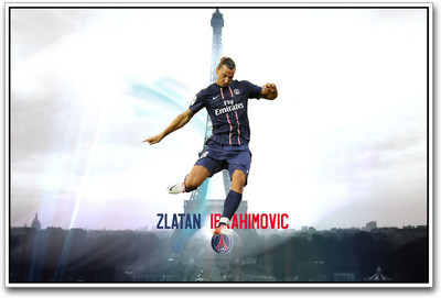 

Zlatan Ibrahimovic Football Photographic Paper(12 inch X 18 inch)
