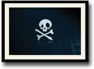 

Danger skull AFP1175 Fine Art Print(10 inch X 14 inch, Framed)
