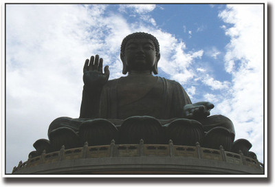 

God Buddha statue Fine Art Print(12 inch X 18 inch, Rolled)