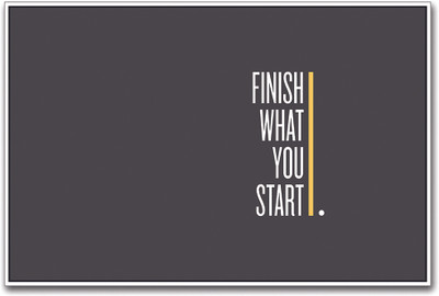 

Finish what you Start Paper Print(12 inch X 18 inch)