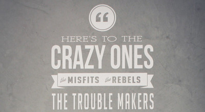 

Posterhouzz Here's To The Crazy Ones - Steve Jobs Quote - Poster Paper Print(12 inch X 18 inch, Rolled)