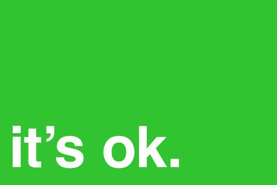 Posterhouzz Its Ok Poster Fine Art Print(12 inch X 18 inch, Rolled)