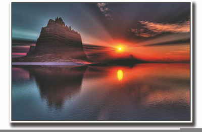 

Posterhouzz Sand hill during sunset Fine Art Print(12 inch X 18 inch, Rolled)