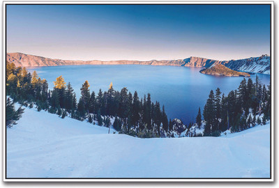 

Crater Lake in Winters Paper Print(12 inch X 18 inch)