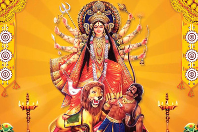 

ESP Creation Maa Durga 12x18 Inch Paper Poster Paper Print(18 inch X 12 inch, Rolled)