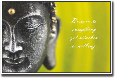 

Be open to everything - Buddha Fine Art Print(12 inch X 18 inch, Rolled)