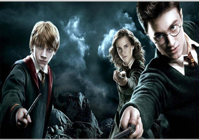 

Posterhouzz Harry Potter With His Friends Paper Print(12 inch X 18 inch, Rolled)