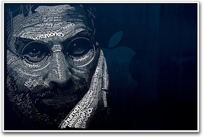 

Steve Jobs Typography Paper Print(12 inch X 18 inch)
