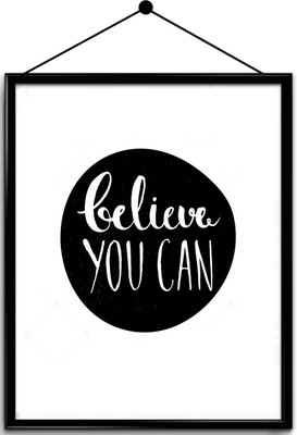 

Motivational quote framed posters Paper Print(19.5 inch X 16.7 inch, Framed)