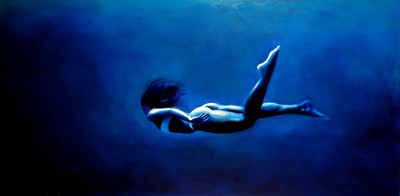 

Spirit Of Sports - Painting - Swimming In The Deep - A3 Size Unframed Poster Paper Print(16.5 inch X 11.6 inch)