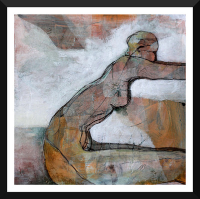 

Spirit Of Sports - Abstract Painting - Yoga - A3 Size Framed Poster Paper Print(17 inch X 12 inch)