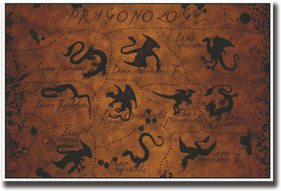 

Fantasy dragons Fine Art Print(12 inch X 18 inch, Rolled)