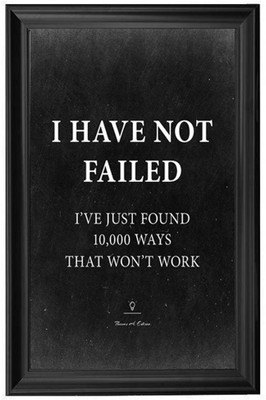 

Motivational Gyaan's of Babaji 015 Fine Art Print(18 inch X 12 inch, Framed)