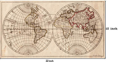 23% OFF on Vintage World Map - 02 Paper Print(12 inch X 22 inch, Rolled) 23% OFF on Vintage World Map - 02 Paper Print(12 inch X 22 inch, Rolled)