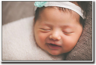 Baby with a cute smile Fine Art Print(12 inch X 18 inch, Rolled)