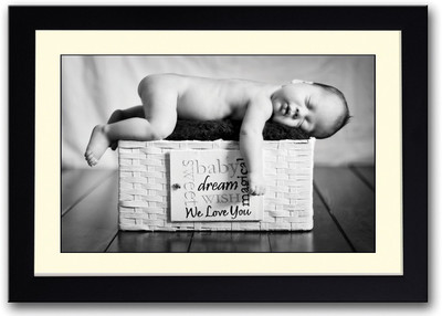 

Adorable Cute Newborn Sleeping Fine Art Print(14 inch X 20 inch, Framed)