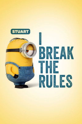 

Oshi - Cute Minion (I Break The Rules) Paper Print(18 inch X 12 inch, Stretched)