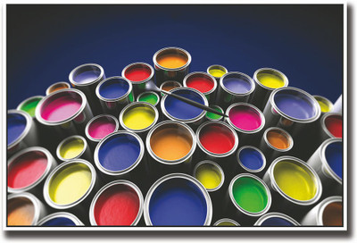 

Multicolour Paint buckets Fine Art Print(12 inch X 18 inch, Rolled)